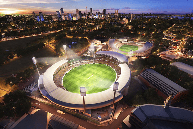 Sydney Cricket Ground Boundary Length and Seating Capacity