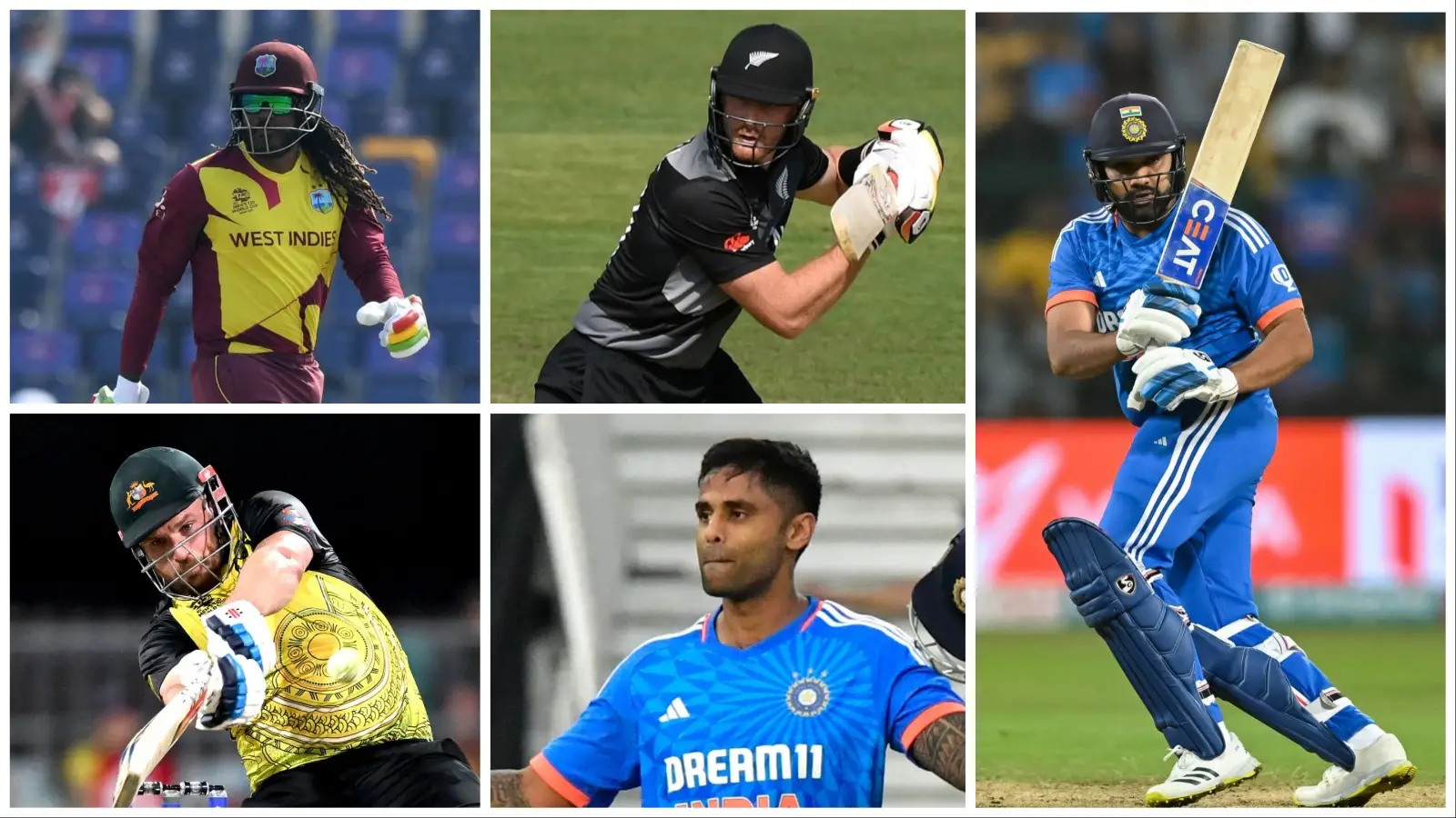 7 Players with Most Sixes in T20I Cricket