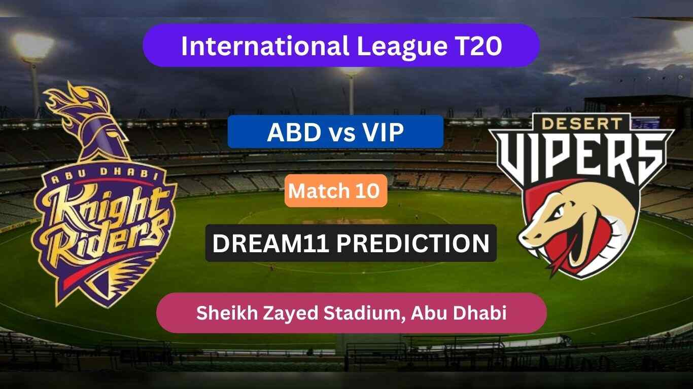 ABD vs VIP Dream11 Prediction, Match Details, Pitch and Weather Report, H2H, Players Stats, Fantasy Cricket Tips and More