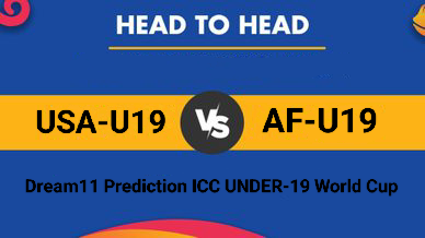 USA-U19 vs AF-U19 Dream11 Prediction, Pitch Report, Player Stats, H2H, Captain & Vice-Captain, Fantasy Cricket Tips and More