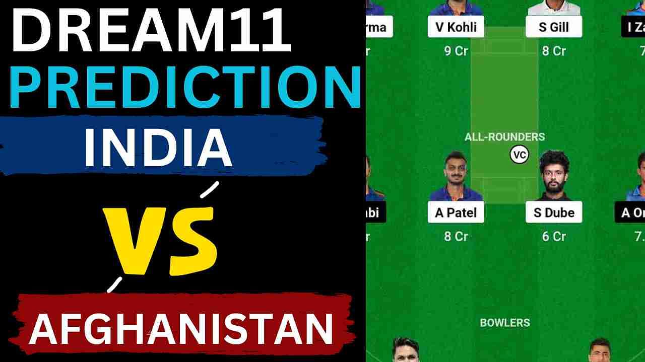 IND vs AFG 3rd T20I Dream11 Prediction, Pitch Report, Player Stats, H2H, Captain & Vice-captain, Fantasy Cricket Tips and More