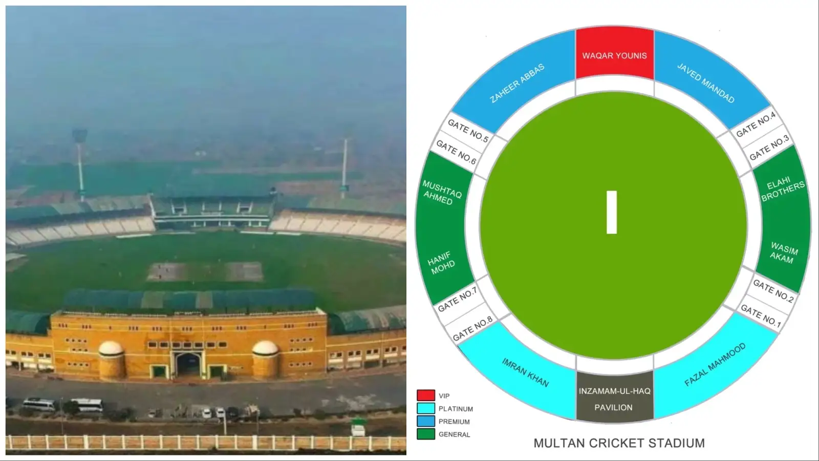 Multan Cricket Stadium Boundary Length And Seating Capacity