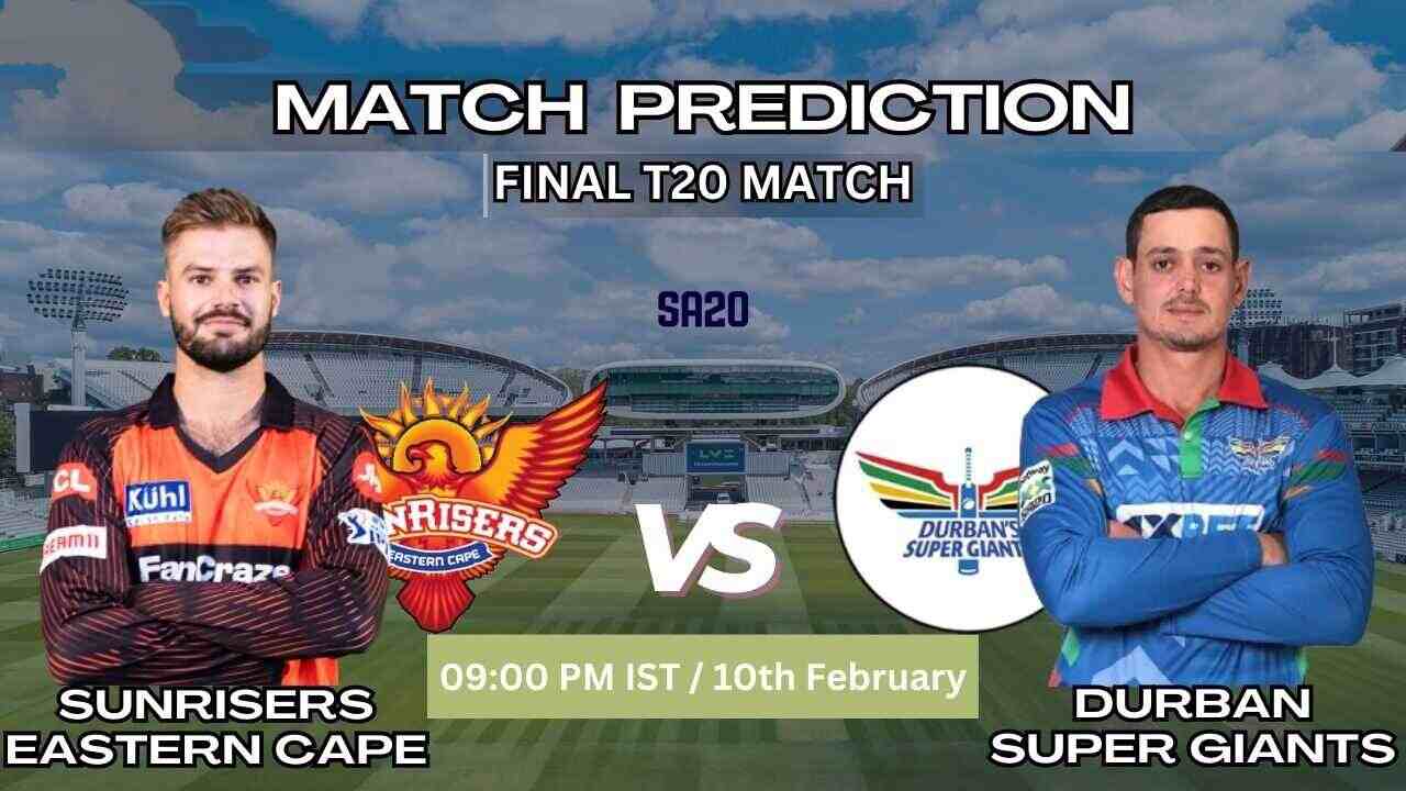 DSG vs SEC Final Dream11 Prediction, Player Stats, Head to Head, Pitch Report, Captain & Vice-captain, Live Streaming Details and More – SA20