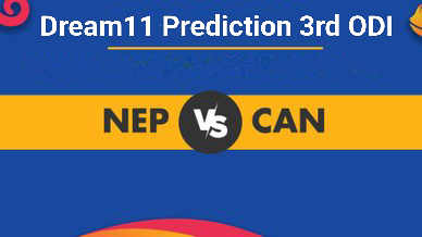 NEP vs CAN 3rd ODI Dream11 Prediction, Pitch Report, Player Stats, H2H, Captain & Vice-captain, Fantasy Cricket Tips and More