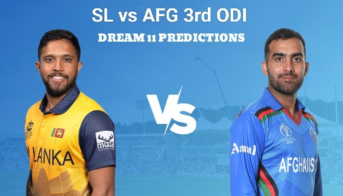 SL vs AFG 3rd ODI Dream11 Prediction, Player Stats, Head to Head, Pitch Report, Captain & Vice-captain, Live Streaming Details and More