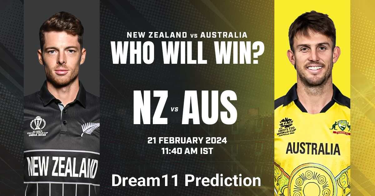 NZ vs AUS 1st T20I Dream11 Prediction, Pitch Report, Player Stats, H2H, Captain & Vice-captain, Fantasy Cricket Tips and More