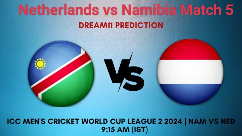 NED vs NAM Dream11 Prediction, Player Stats, Head to Head, Pitch Report, Captain & Vice-captain, Live Streaming Details and More – ICC CWC League 2