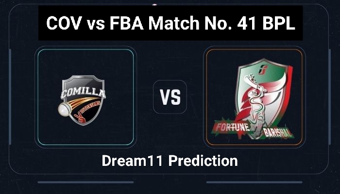 COV vs FBA Dream11 Prediction, Pitch Report, Player Stats, H2H, Captain & Vice-Captain, Live Streaming Details and More –BPL