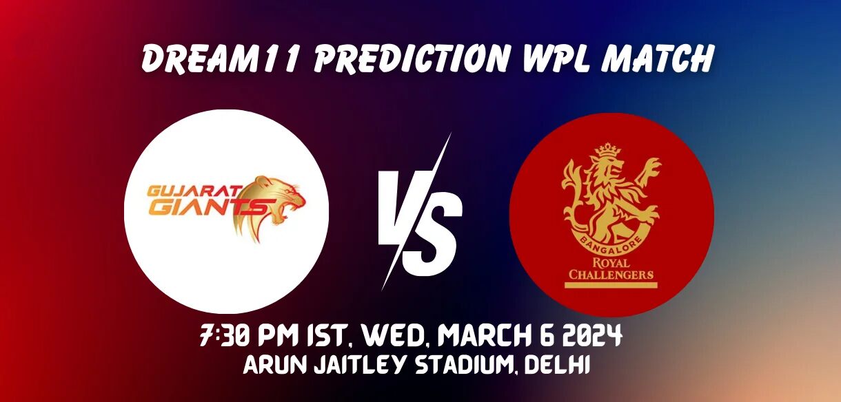 GUJ-W vs BAN-W Dream11 Prediction, Pitch Report, Player Stats, H2H, Captain & Vice-Captain, Live Streaming Details and More – WPL