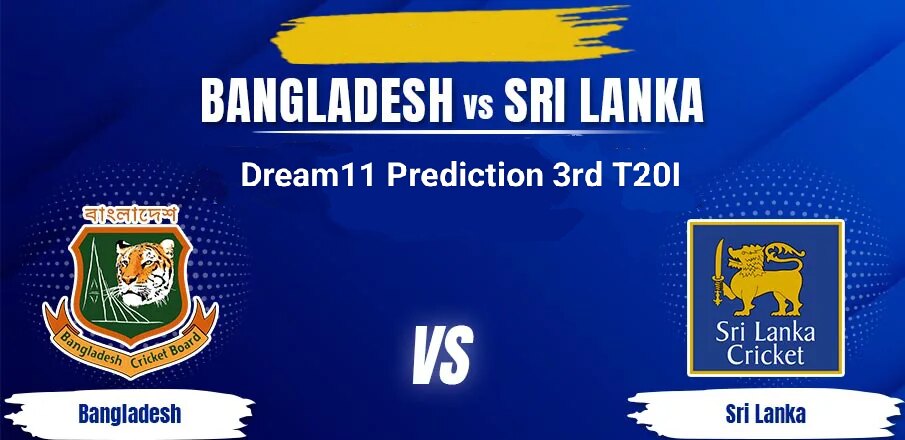 BAN vs SL 3rd T20I Dream11 Prediction, Pitch Report, Player Stats, H2H, Captain & Vice-Captain, Live Streaming Details and More